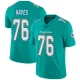 Adult Limited Ryan Hayes Miami Dolphins Aqua Team Color Vapor Untouchable Jersey