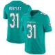 Youth Limited Raheem Mostert Miami Dolphins Aqua Team Color Vapor Untouchable Jersey